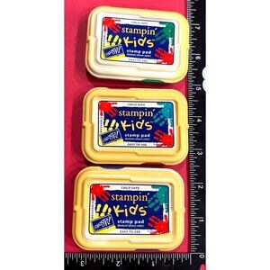Stampin' Kids Stamp Pad Set Of 3 by Stampin' Up! Red, Blue, & Green